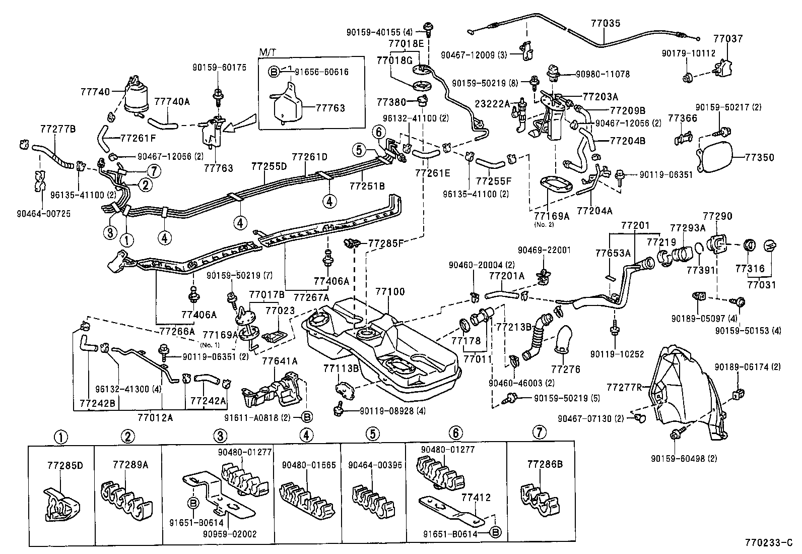 77261-16200 TUBE, FUEL TANK TO CANISTER product image