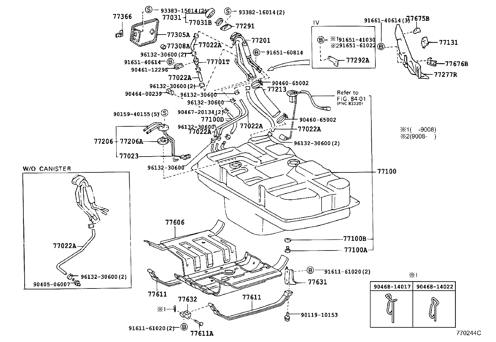 Toyota 77253-60160 TUBE, FUEL MAIN, NO.1
