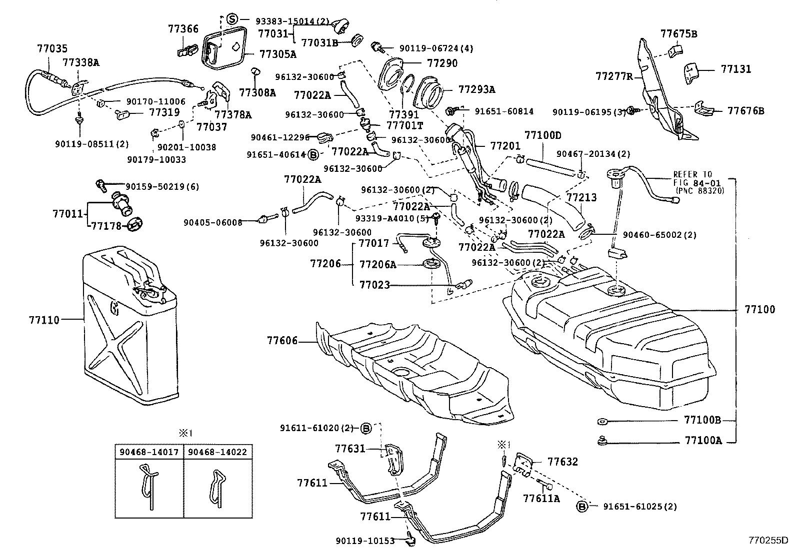 90447-17005 HOSE, FUEL, NO.2 (FOR MAIN TUBE, NO.2) product image