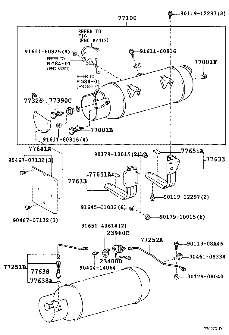 77205-25120 TUBE SUB-ASSY, FUEL MAIN product image