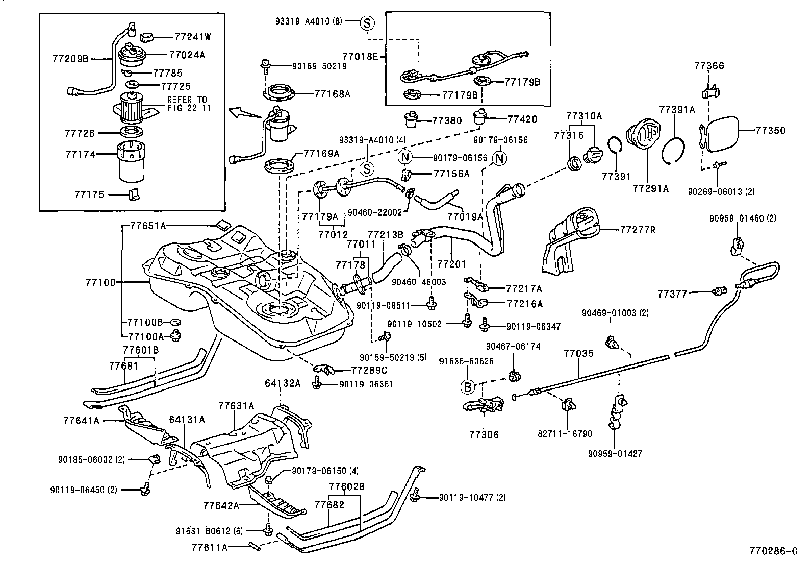 77261-33070 TUBE, FUEL TANK TO CANISTER product image