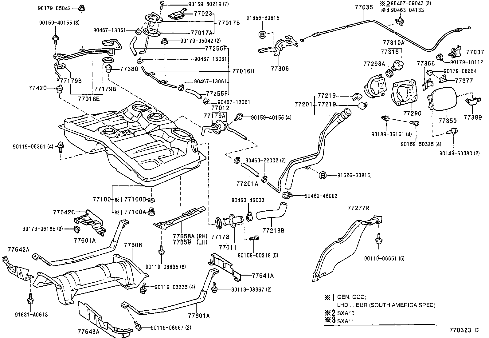 95333-08011 HOSE, FUEL, NO.2 (FOR FUEL RETURN TUBE) product image
