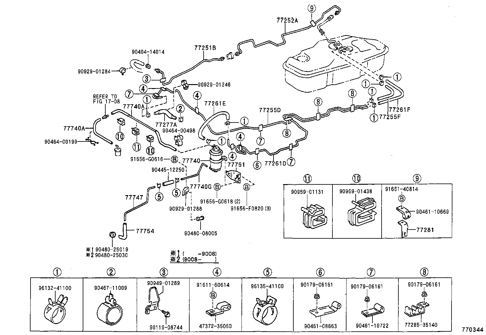 77259-35270 HOSE, FUEL, NO.1(FOR FUEL MAIN TUBE) product image
