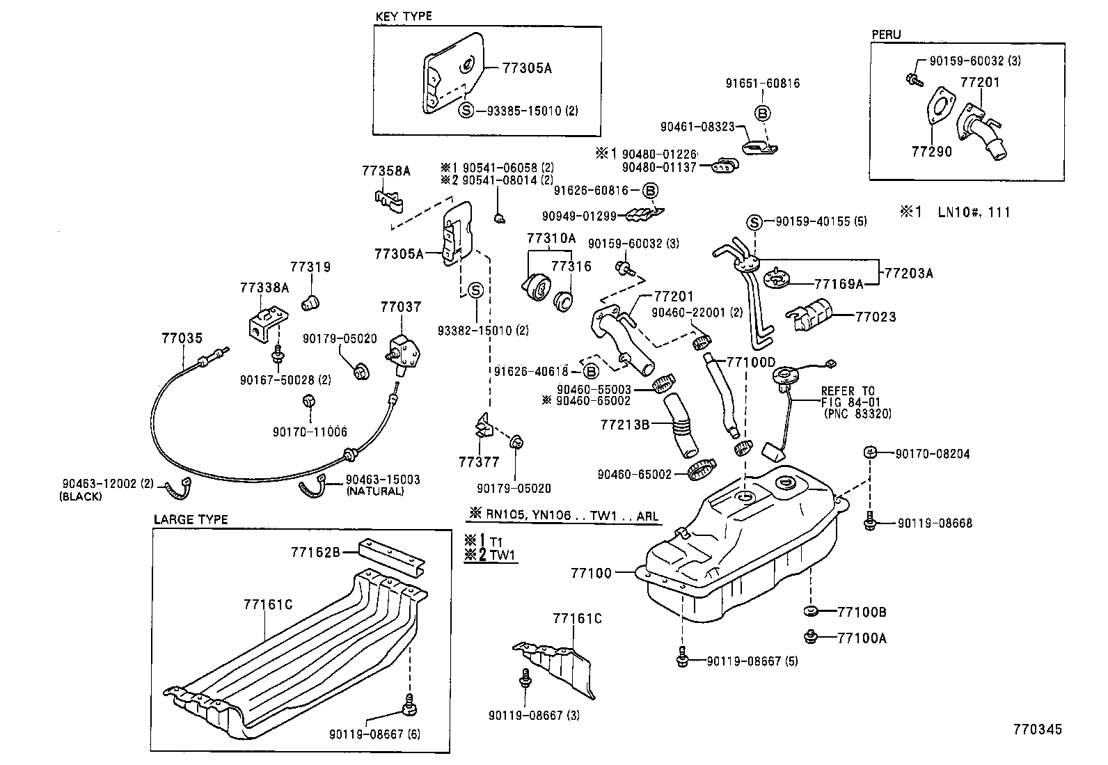 90446-12031 HOSE, FUEL, NO.1 (FOR BREATHER VALVE) product image