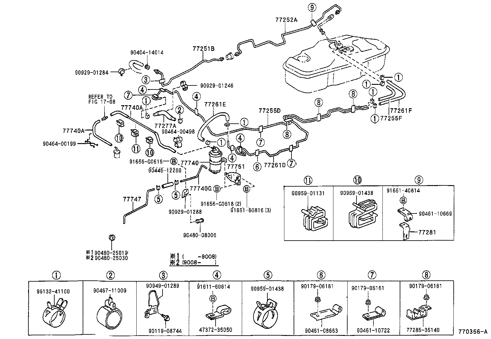 90446-12031 HOSE, FUEL, NO.1 (FOR BREATHER VALVE) product image