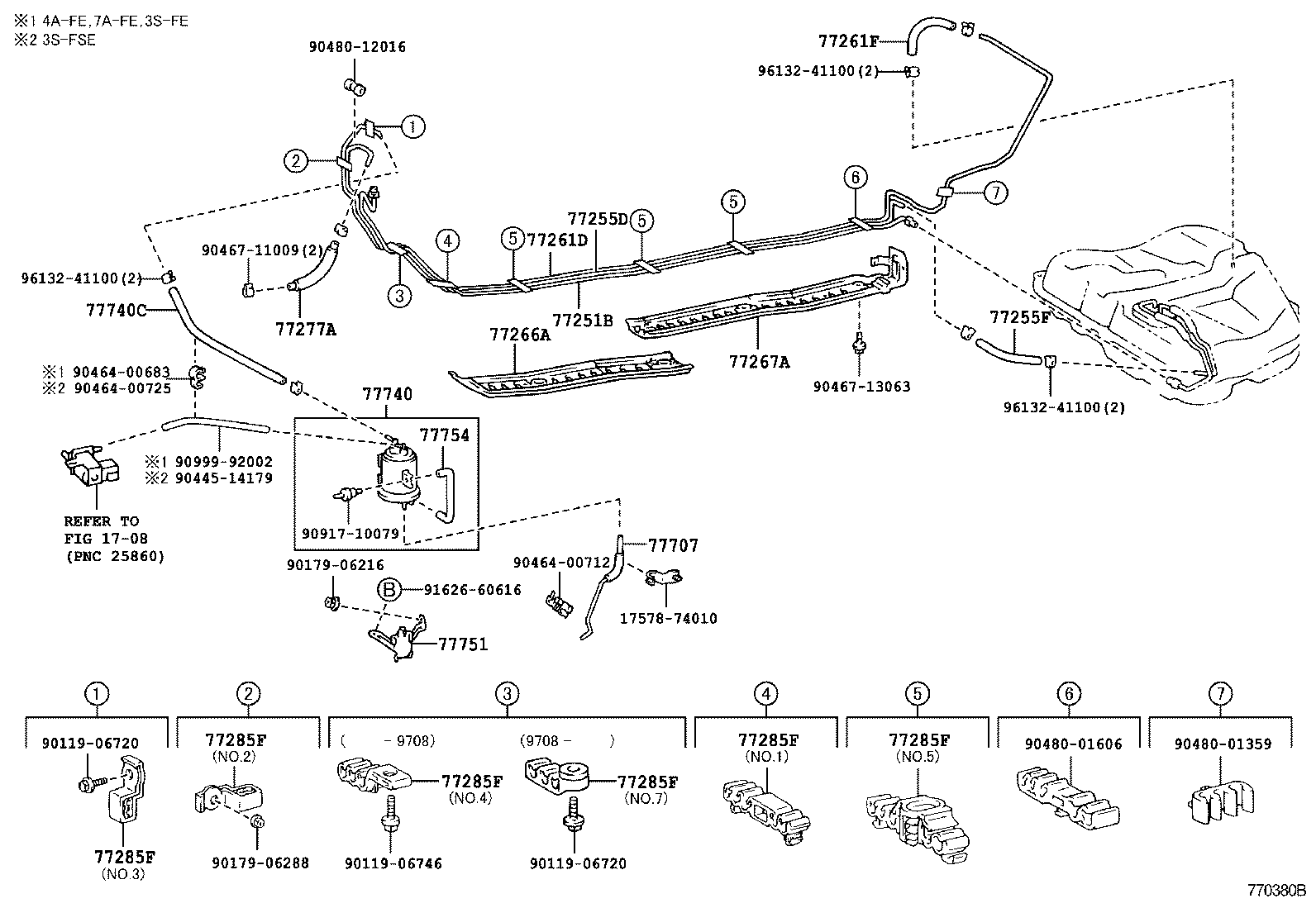 77204-20110 TUBE, FUEL TANK RETURN product image