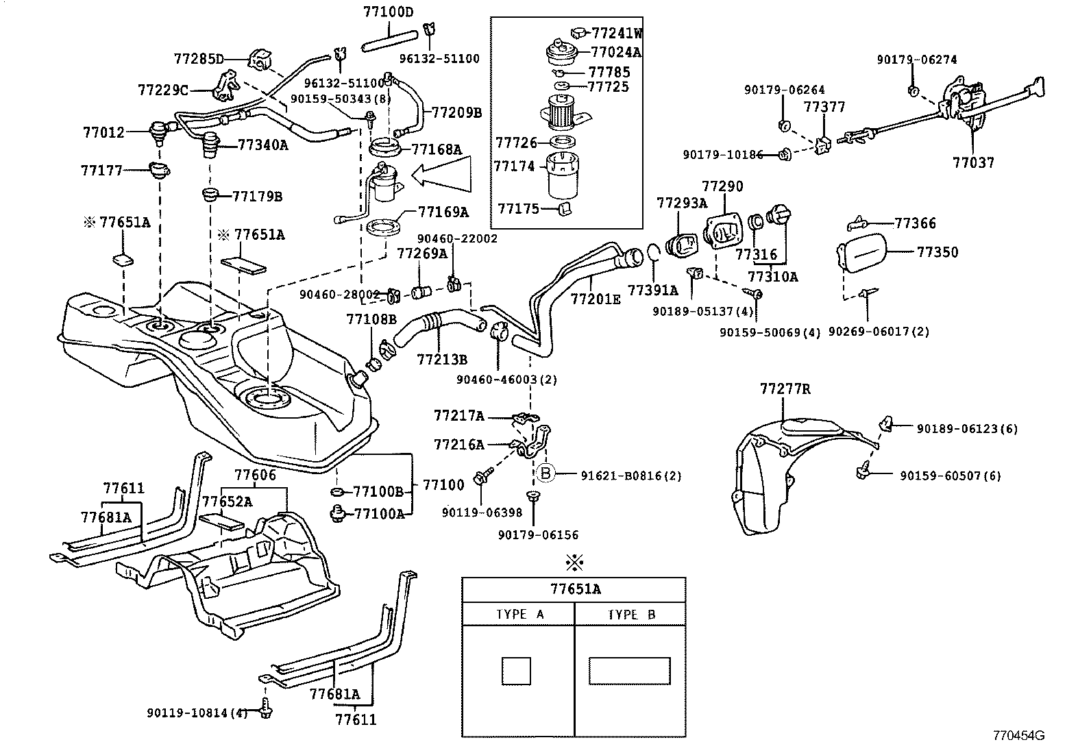 77001-30501 TANK ASSY, FUEL product image