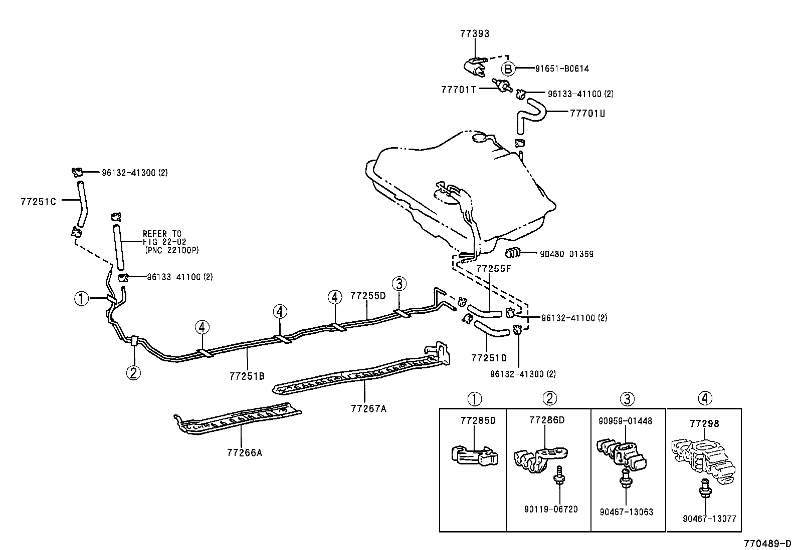 77209-05030 TUBE SUB-ASSY, FUEL PUMP product image
