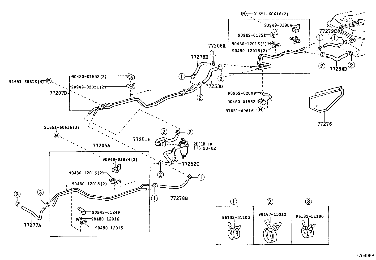 77201-36192 PIPE SUB-ASSY, FUEL TANK INLET product image