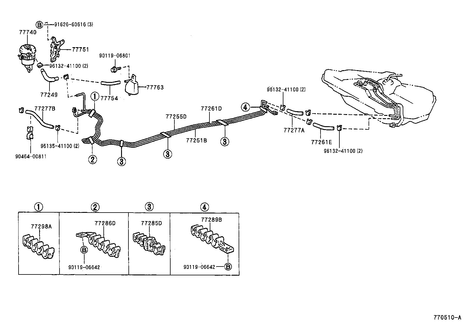 95334-06010 HOSE, FUEL(FOR FUEL RETURN) product image