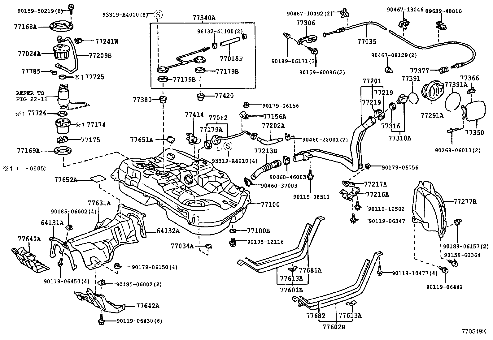 17344-46060 HOSE, FUEL, NO.1(FOR CHARCOAL CANISTER) product image