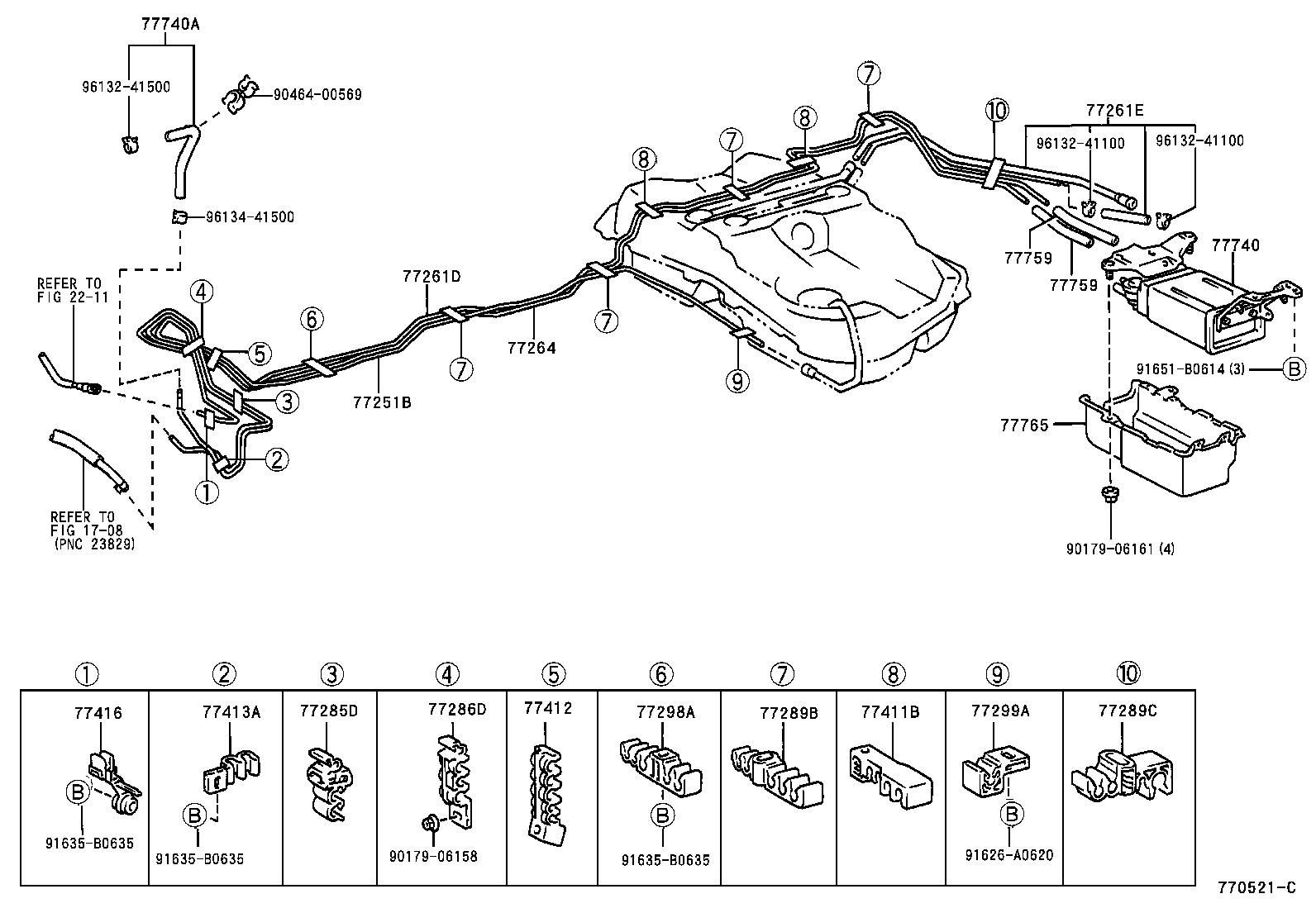 17344-46060 HOSE, FUEL, NO.1(FOR CHARCOAL CANISTER) product image