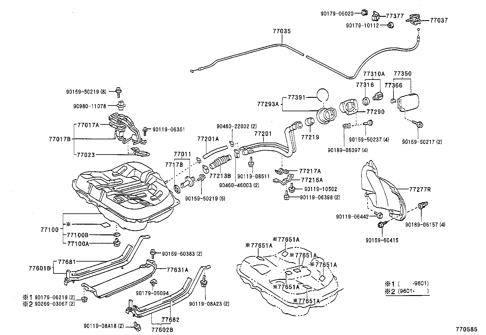 77267-20120 PROTECTOR, FUEL TUBE, NO.2 product image