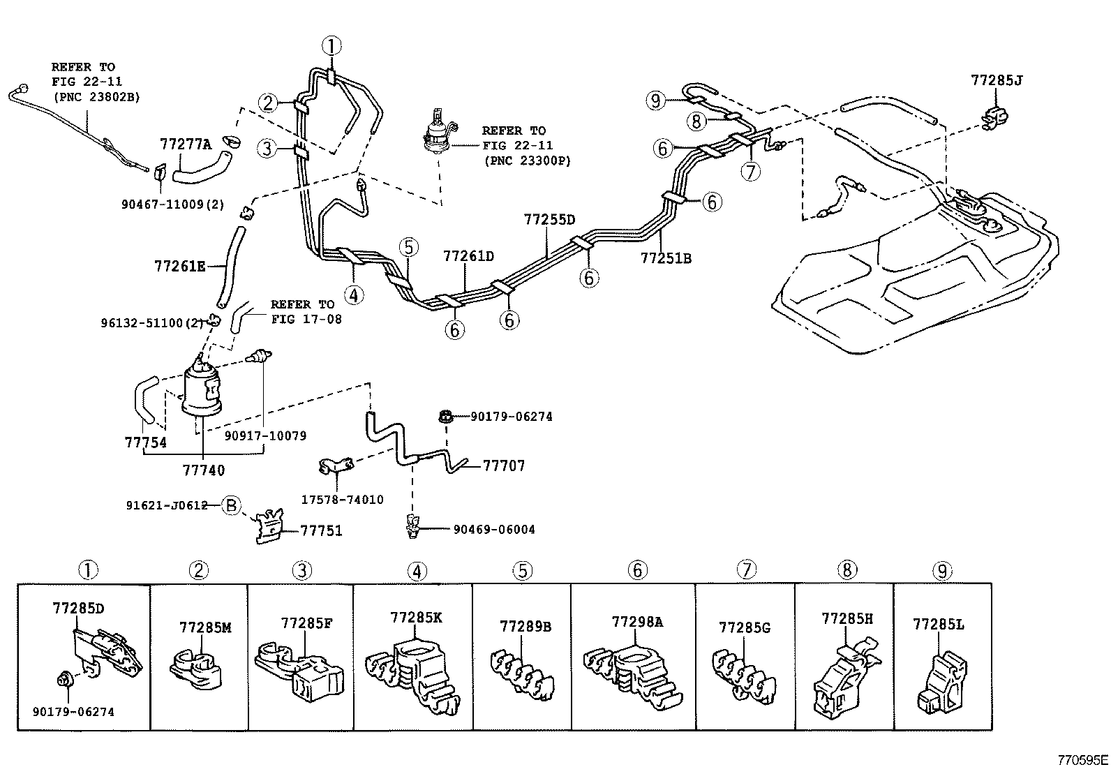 77240-44090 TUBE ASSY, FUEL SUCTION product image