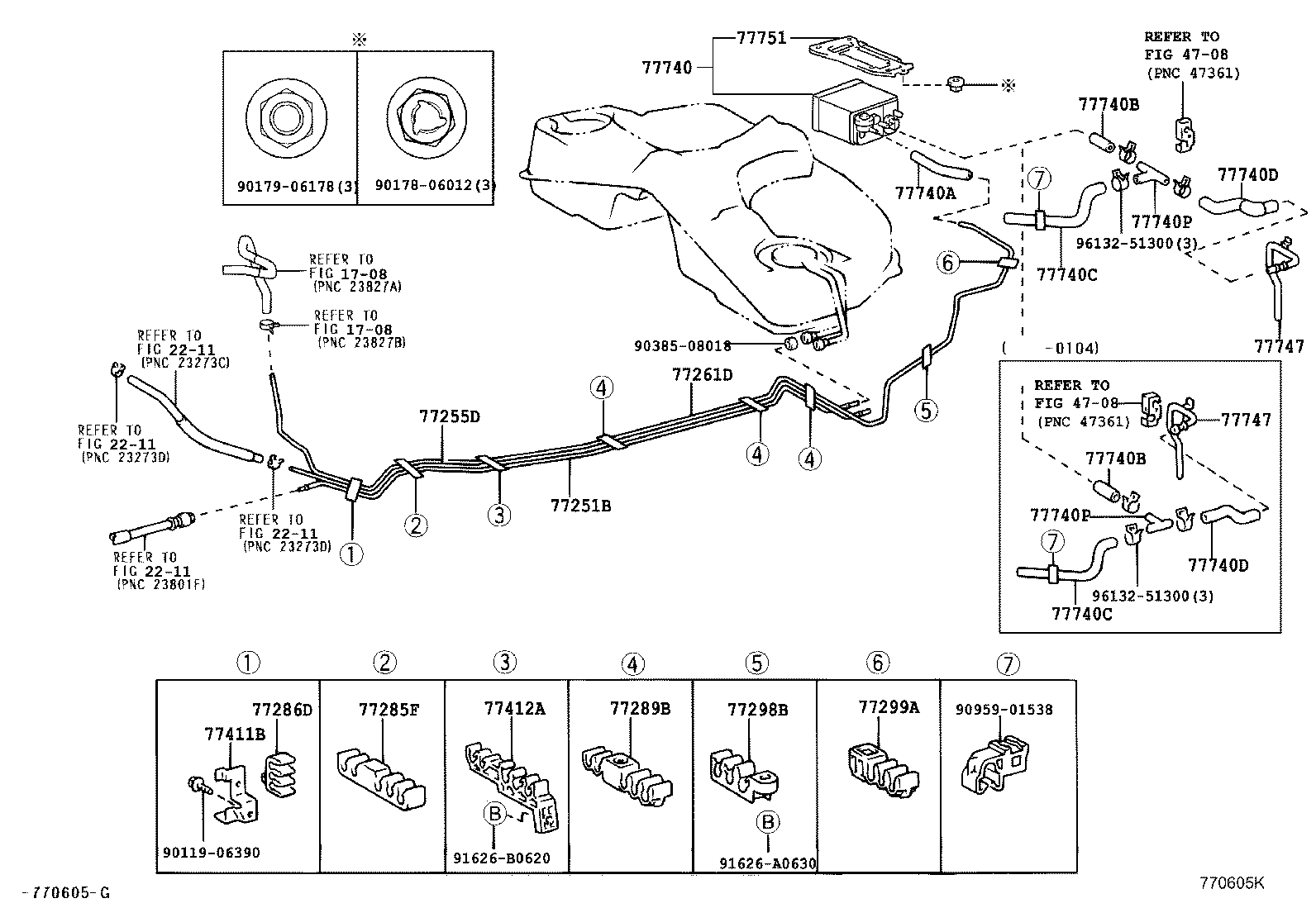 77261-51010 TUBE, FUEL TANK TO CANISTER product image