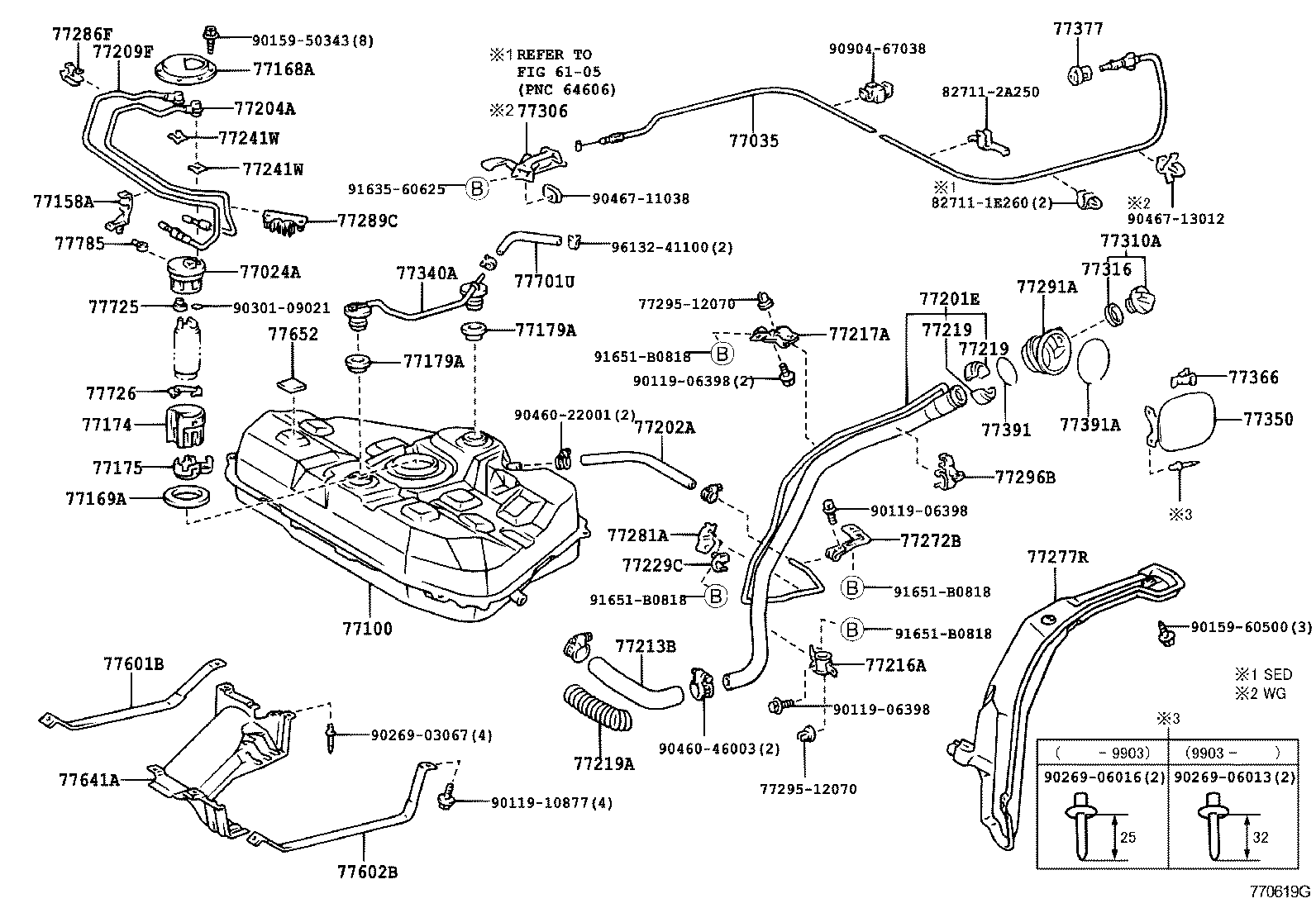 77261-32130 TUBE, FUEL TANK TO CANISTER product image