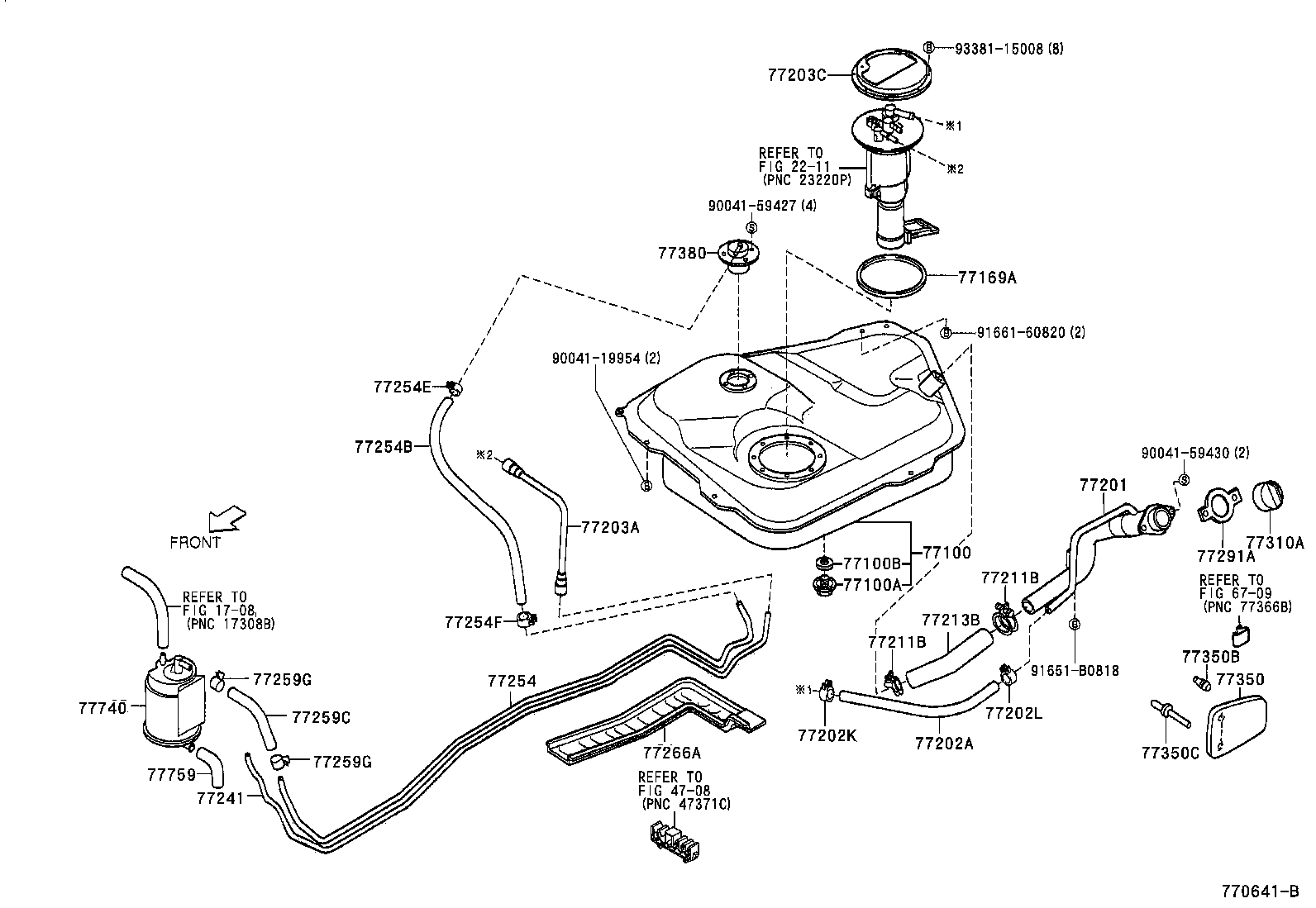 23265-B2010 BRACKET, FUEL PUMP product image