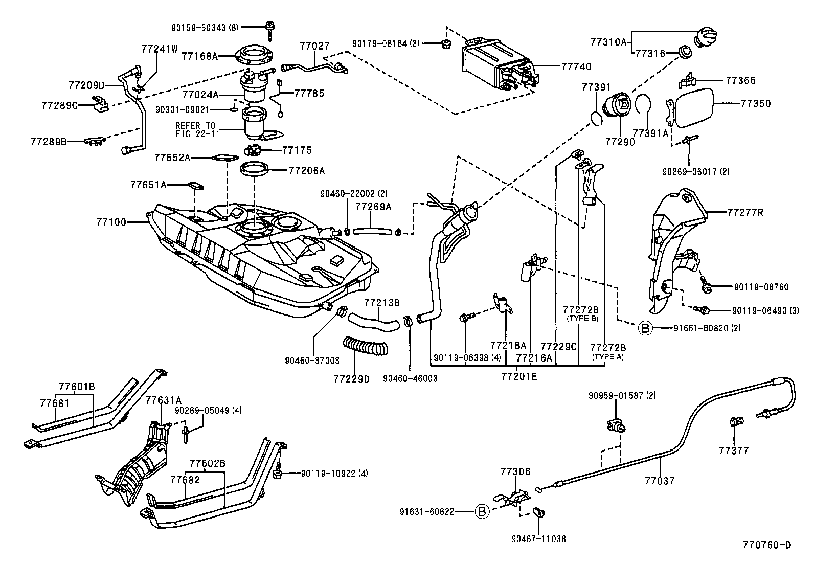 77631-20110 PROTECTOR, FUEL TANK, LOWER CENTER product image