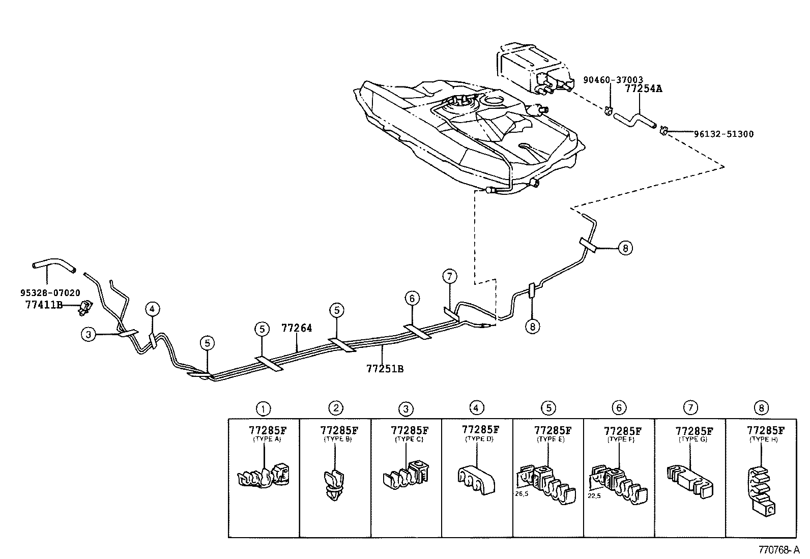 77631-20110 PROTECTOR, FUEL TANK, LOWER CENTER product image