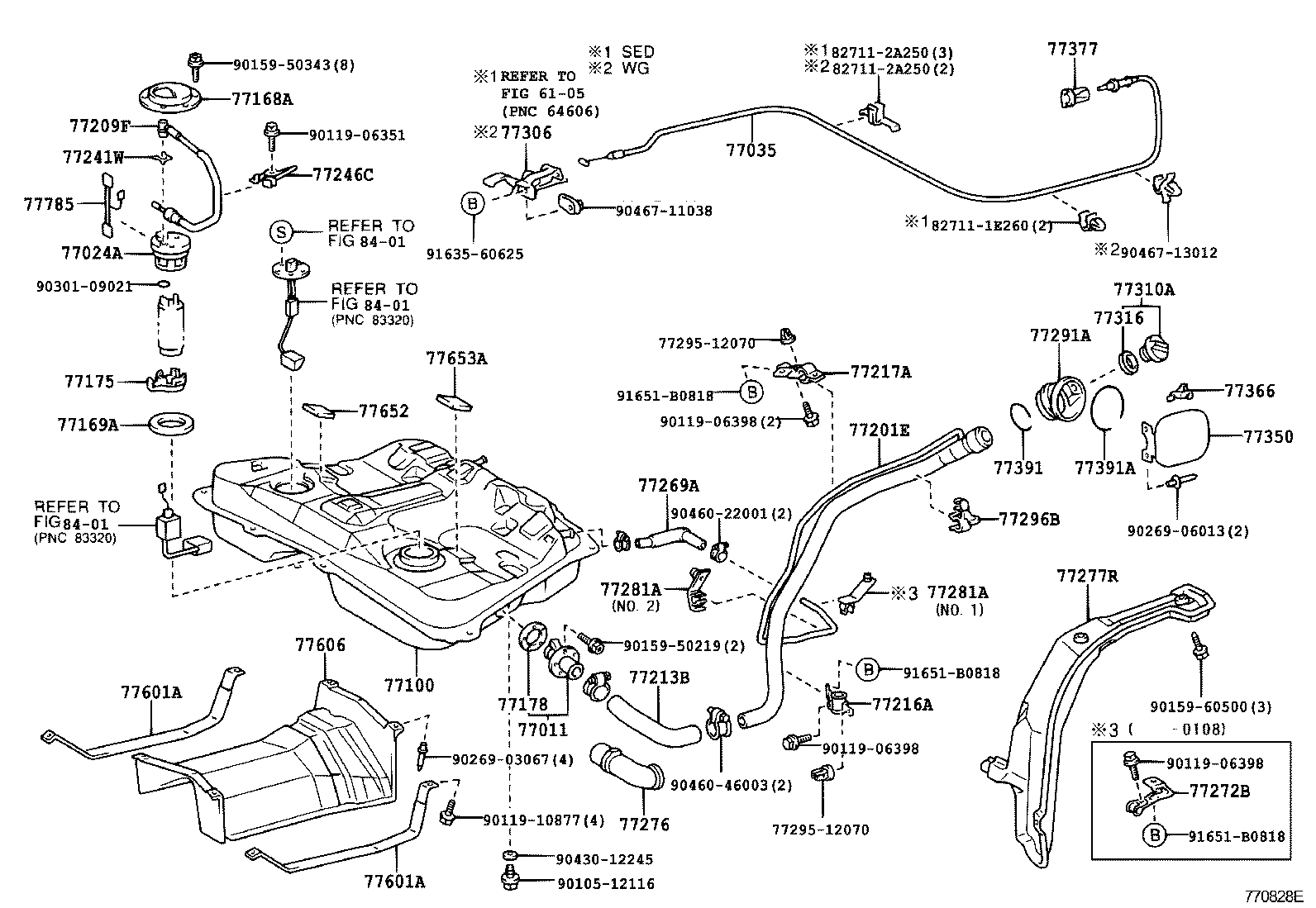 77261-32130 TUBE, FUEL TANK TO CANISTER product image