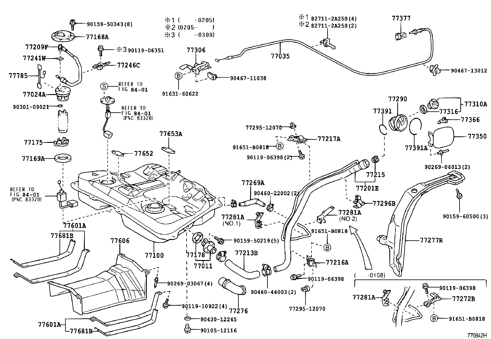 77261-63020 TUBE, FUEL TANK TO CANISTER product image