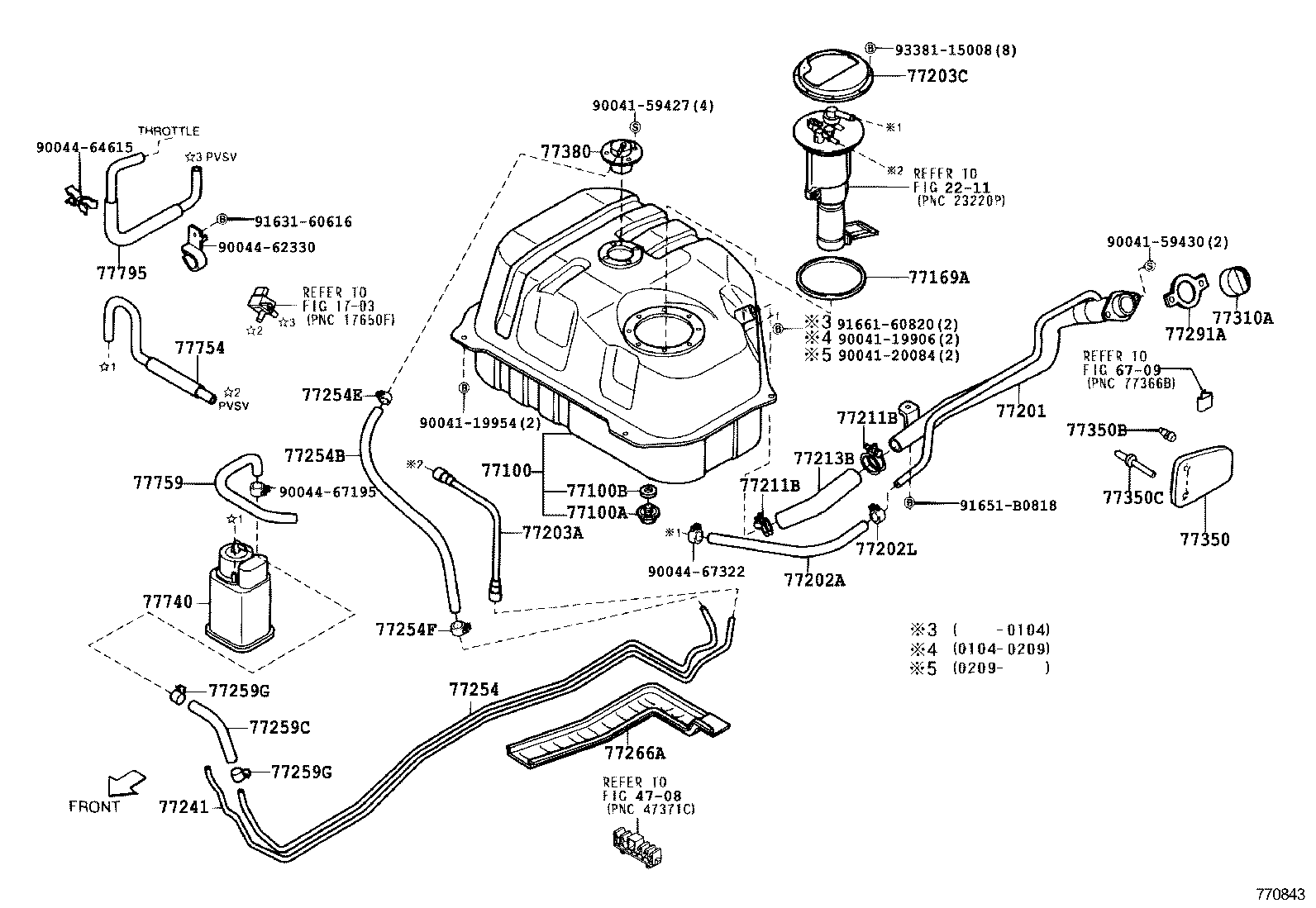 23265-B2010 BRACKET, FUEL PUMP product image