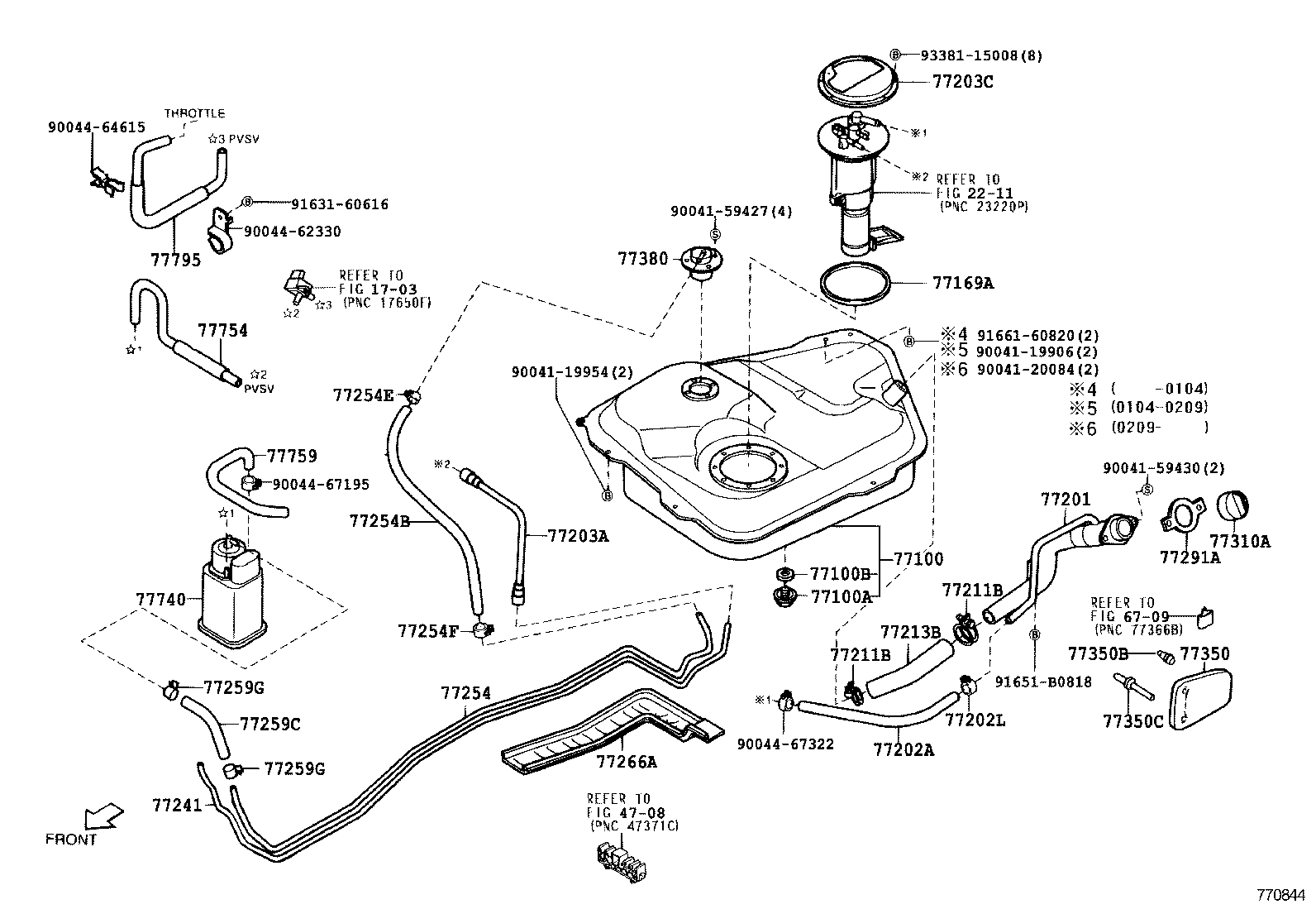 23265-B2010 BRACKET, FUEL PUMP product image