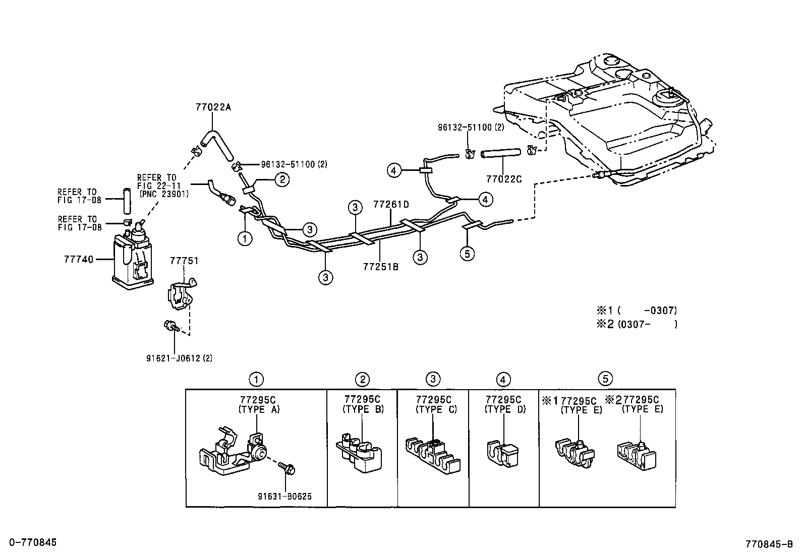 23222-27010 TUBE, FUEL RETURN JET product image