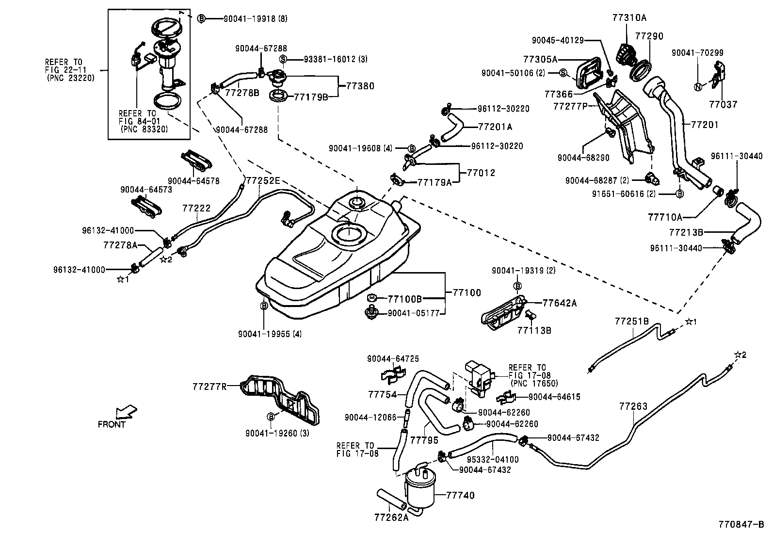 77222-87401 TUBE, FUEL TANK BREATHER, NO.2 product image