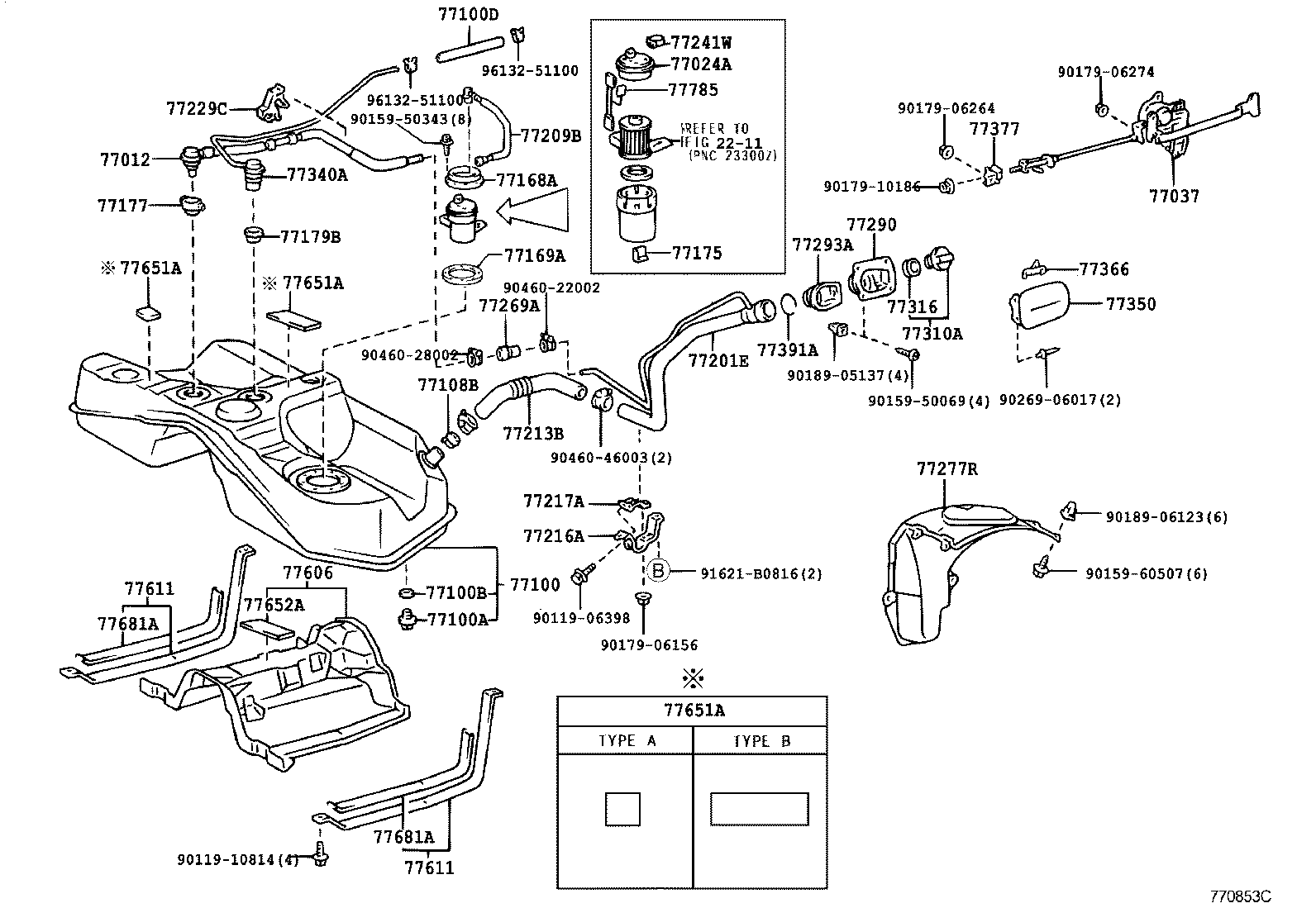77001-30501 TANK ASSY, FUEL product image