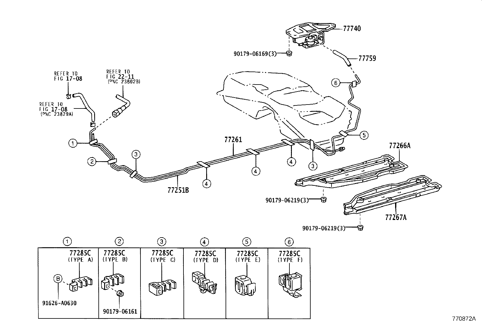 77358-48010 STOPPER, FUEL FILLER OPENING LID product image