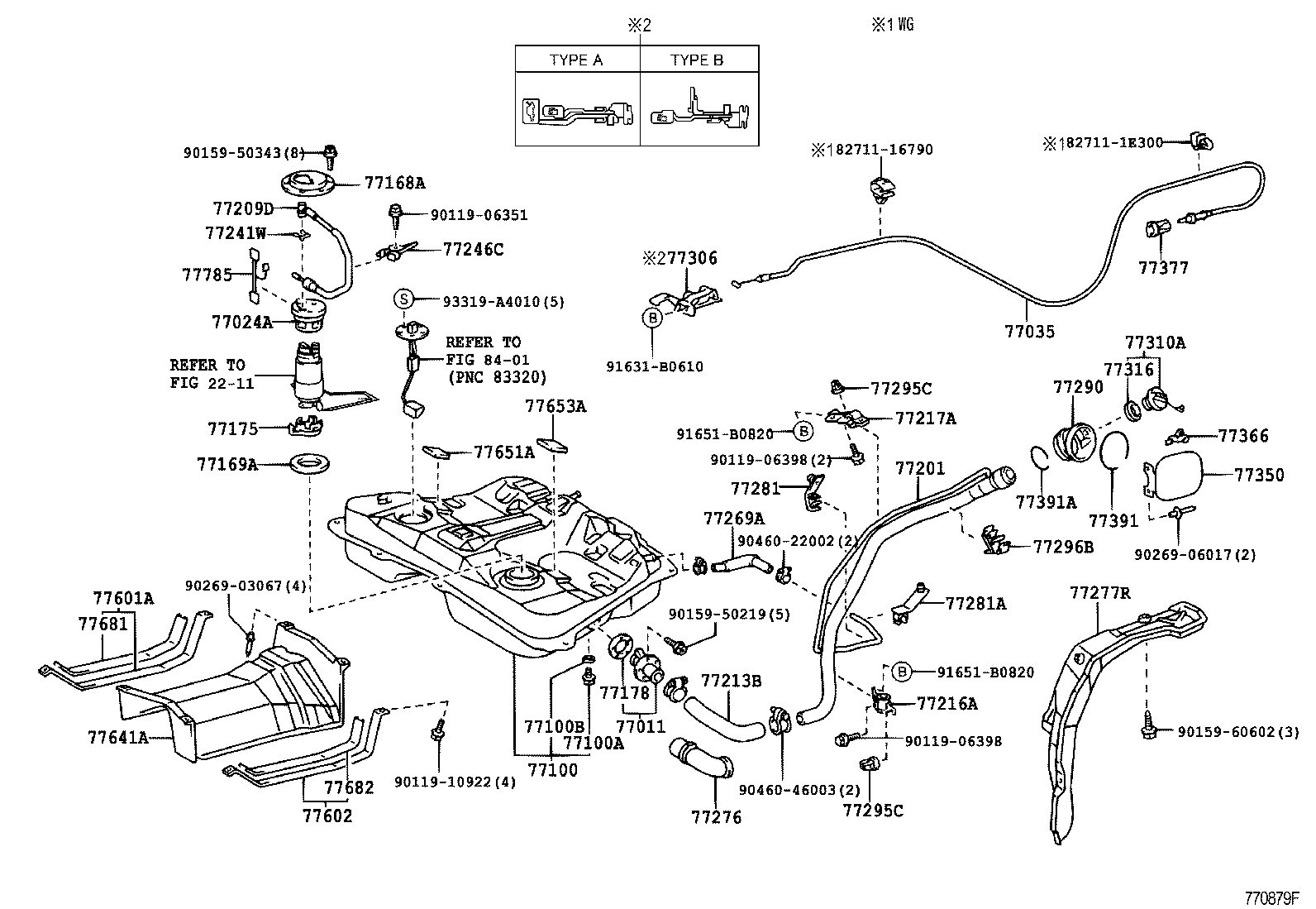 77011-63010 PIPE SUB-ASSY, FUEL TANK FILLER, LOWER product image