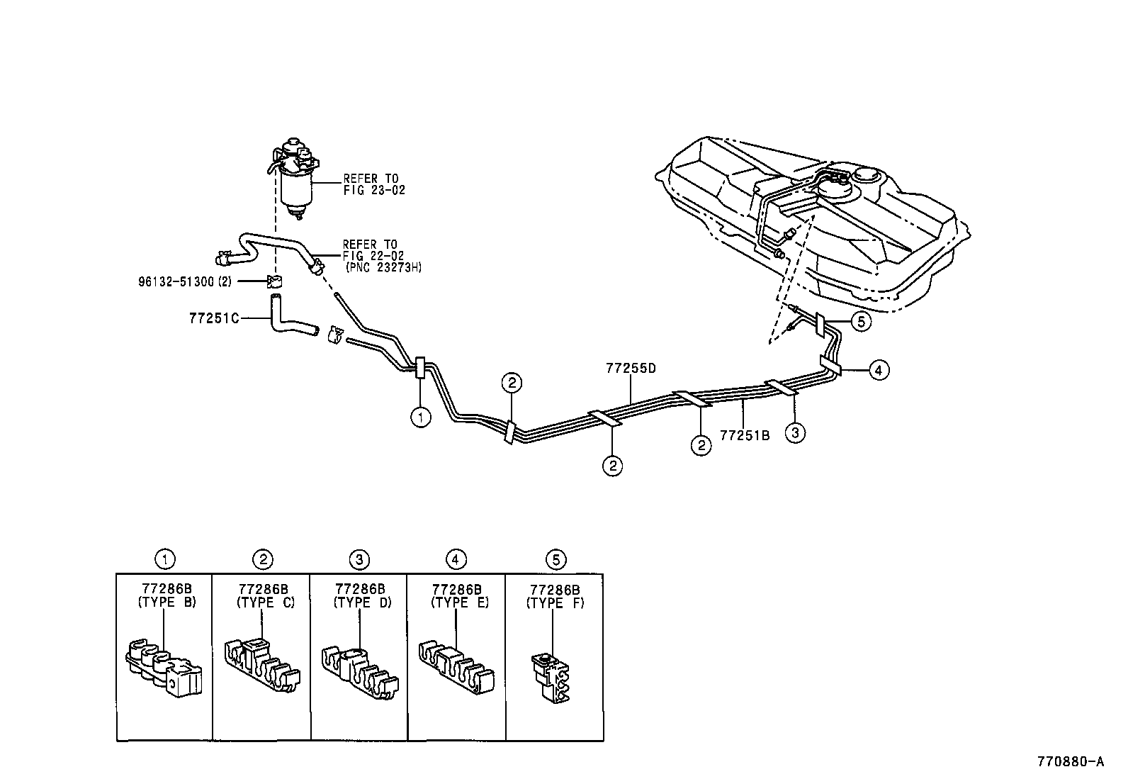 77011-63010 PIPE SUB-ASSY, FUEL TANK FILLER, LOWER product image
