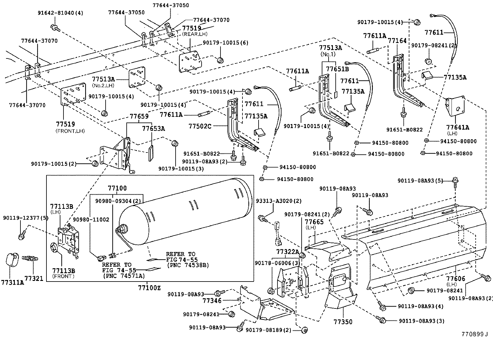 90977-03004 VALVE, FUEL(FOR LPG) product image