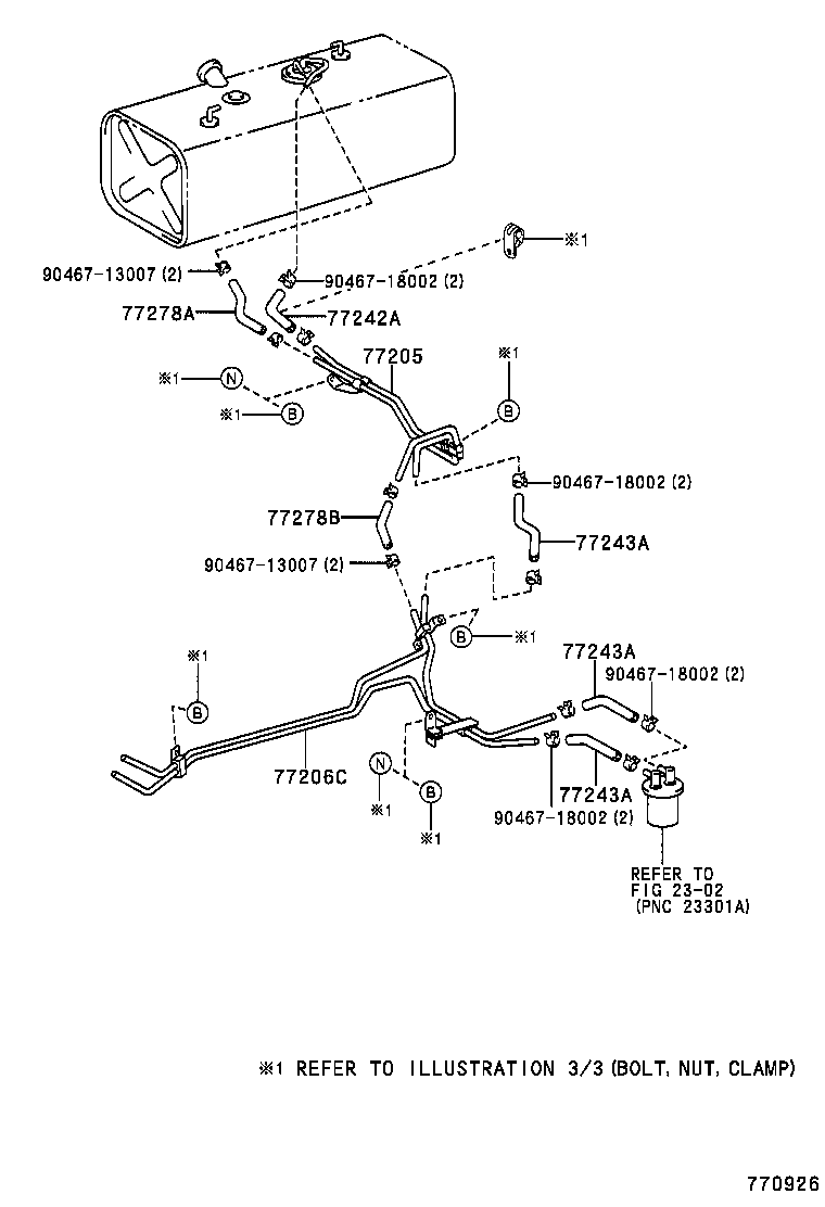 77286-37320 CLAMP, FUEL TUBE product image