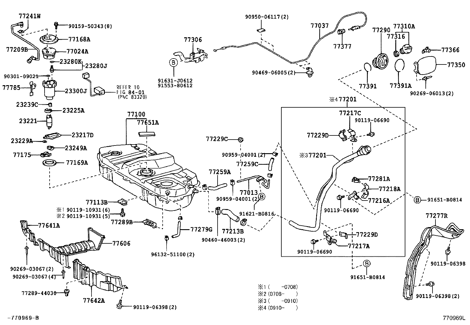 77209-28071 TUBE SUB-ASSY, FUEL PUMP product image