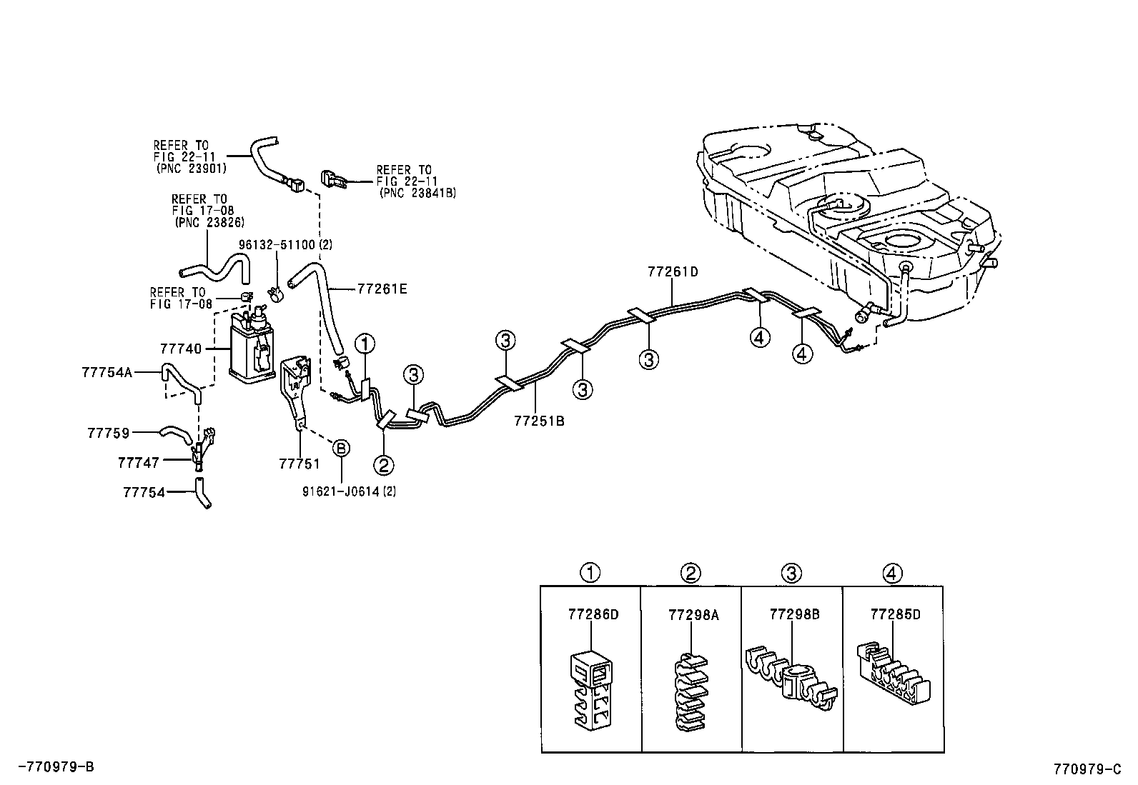 77209-28071 TUBE SUB-ASSY, FUEL PUMP product image