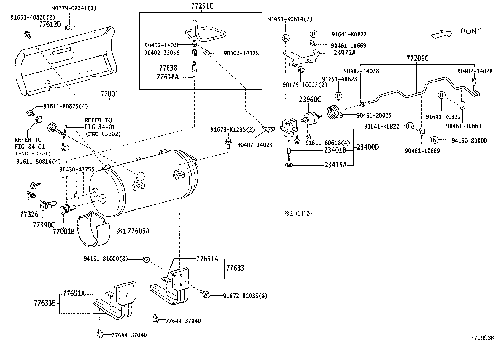 77023-25010 FILTER SUB-ASSY, FUEL SUCTION TUBE product image