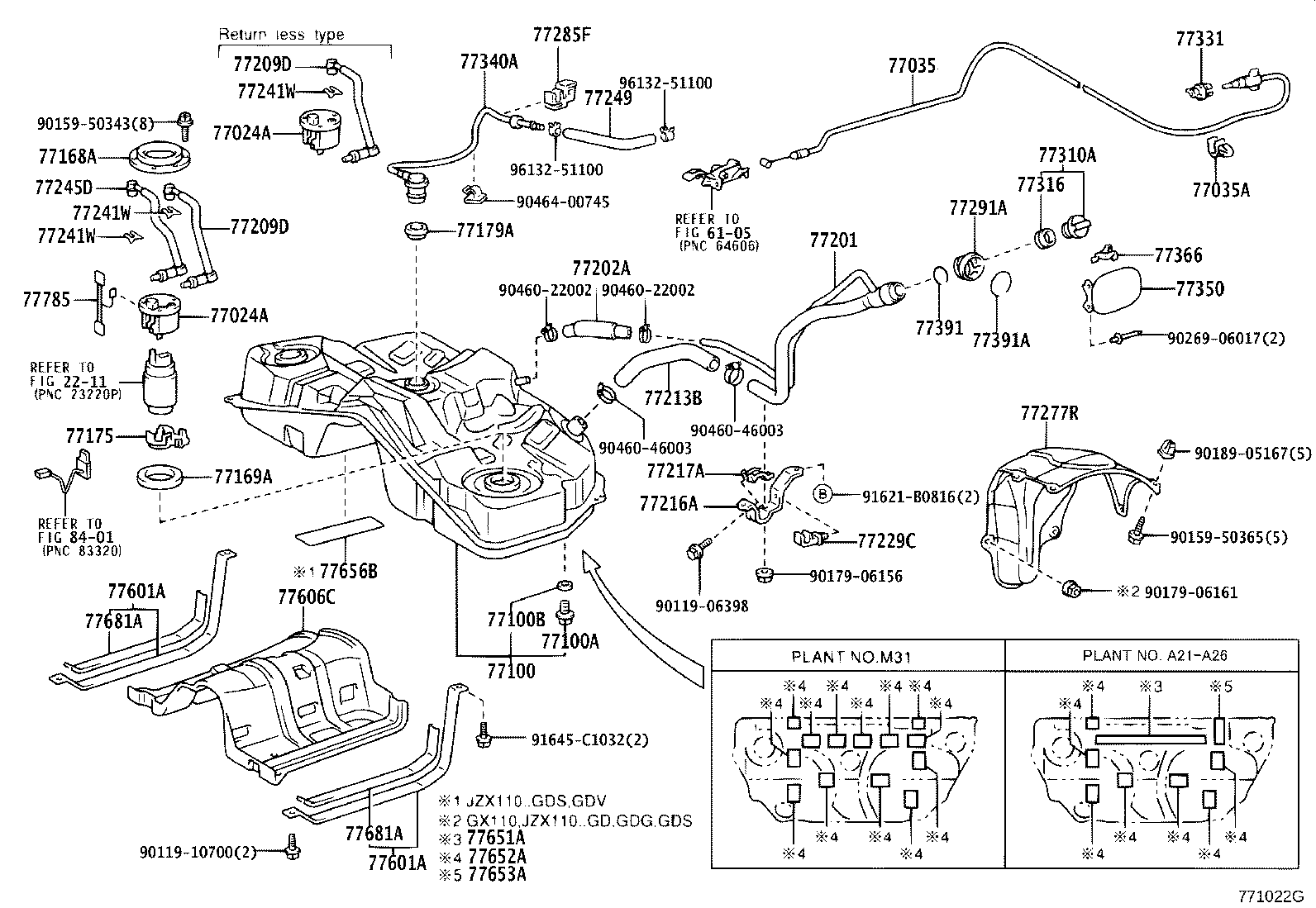 77024-22010 PLATE SUB-ASSY, FUEL SUCTION product image