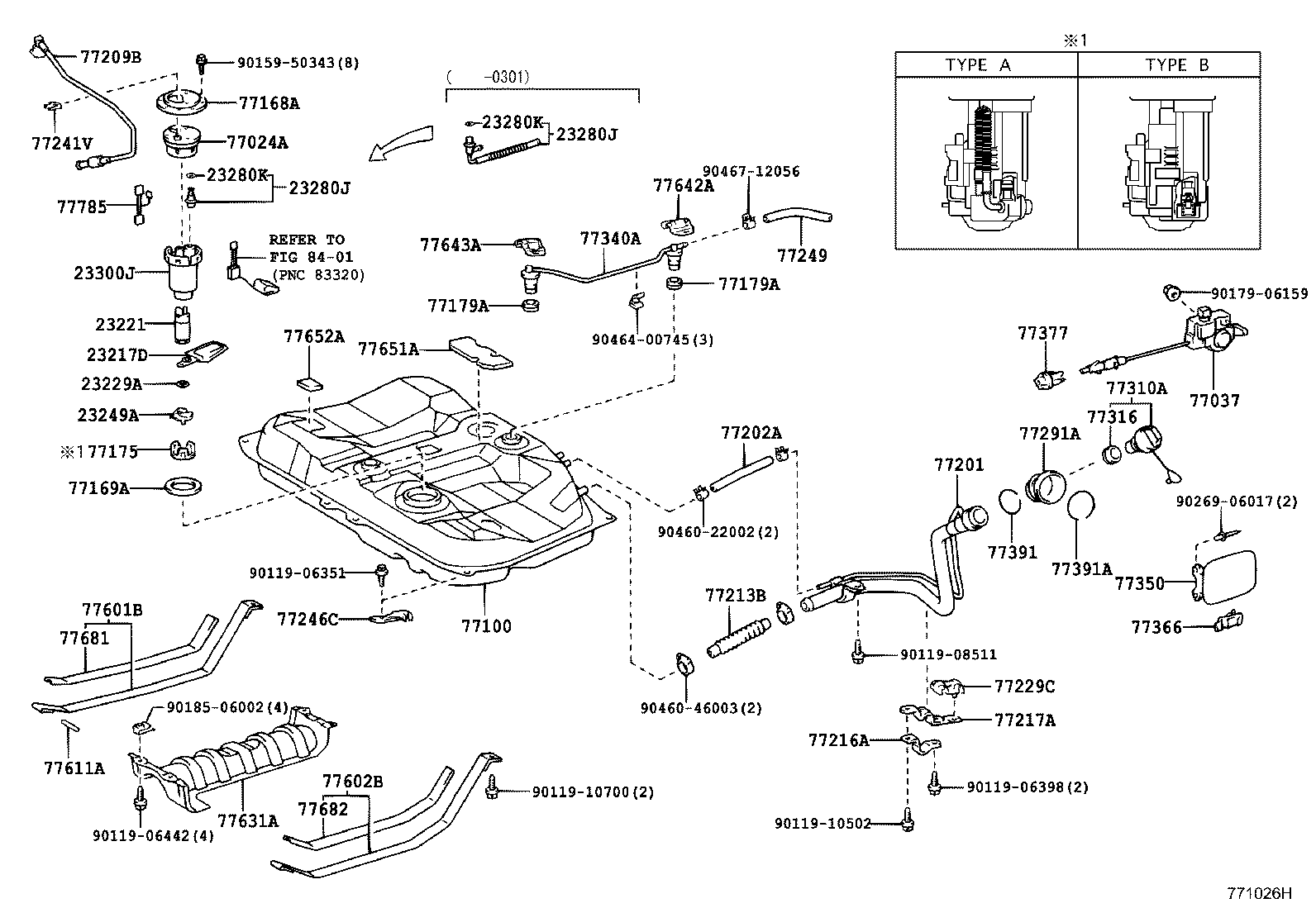 77251-33130 TUBE, FUEL MAIN product image