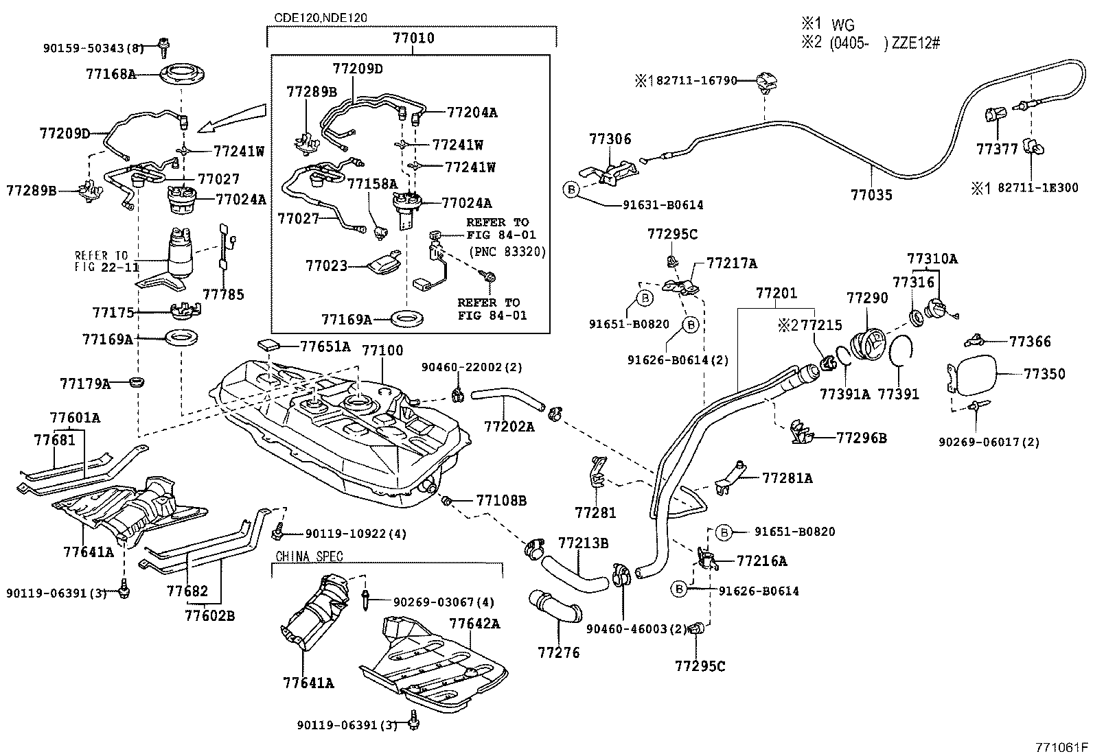 77010-12340 TUBE ASSY, FUEL TANK VENT product image
