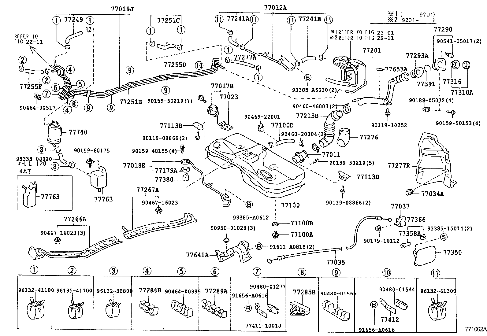 77113-10040 PLATE, FUEL TANK SIDE product image