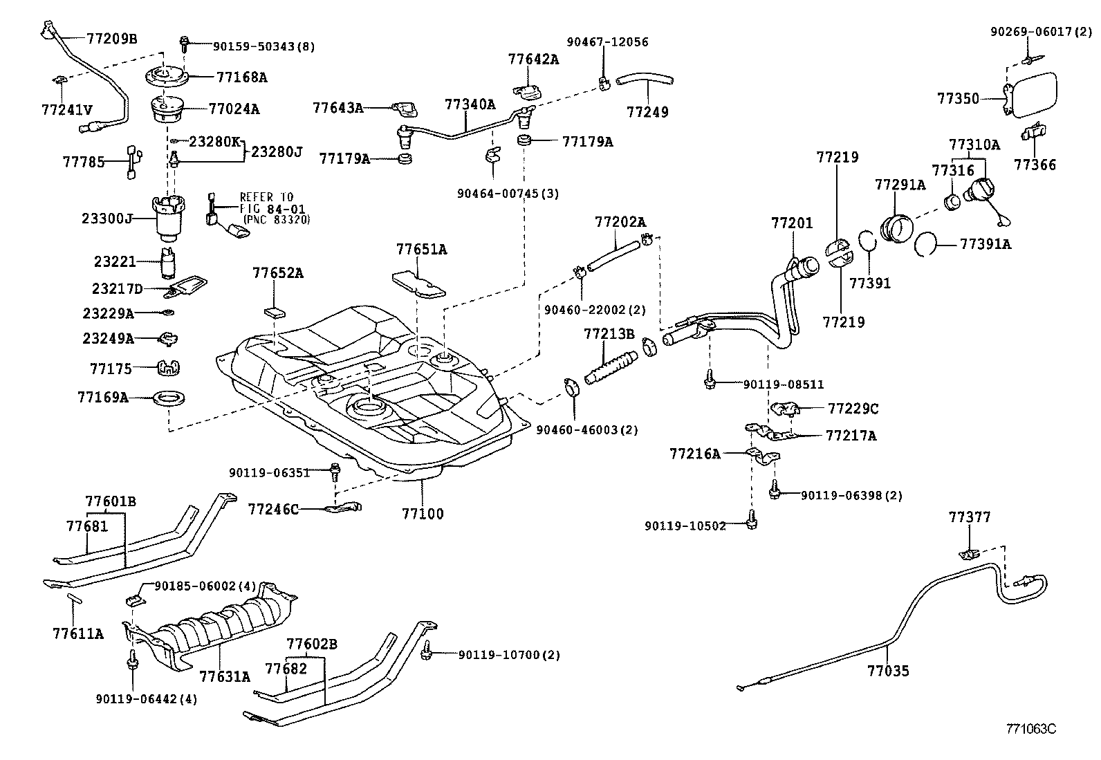 77001-33150 TANK ASSY, FUEL product image