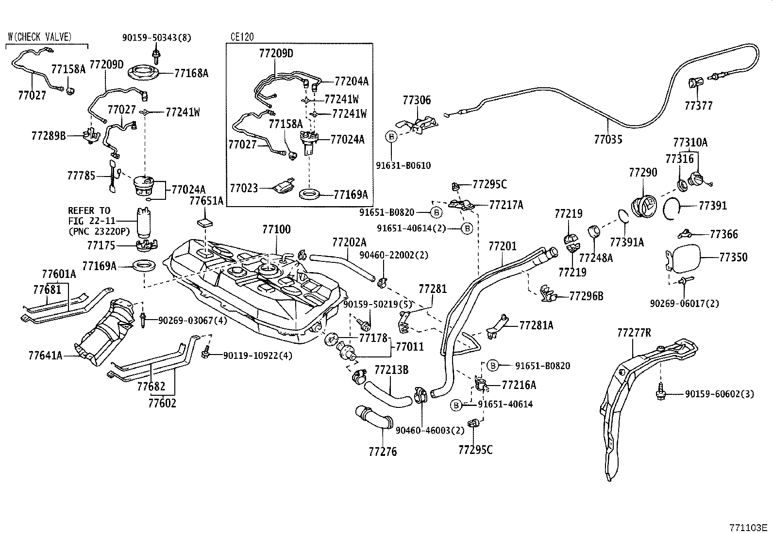 77024-02030 PLATE SUB-ASSY, FUEL SUCTION product image