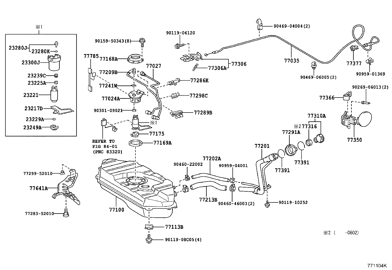 77001-52220 TANK ASSY, FUEL product image