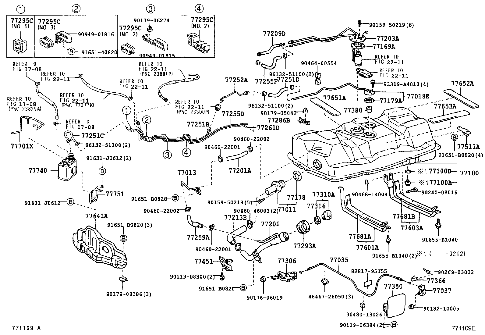 77261-26130 TUBE, FUEL TANK TO CANISTER product image