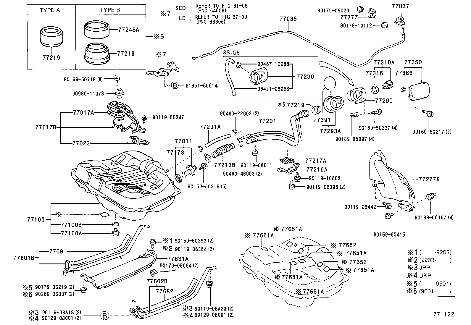 77001-29296 TANK ASSY, FUEL product image