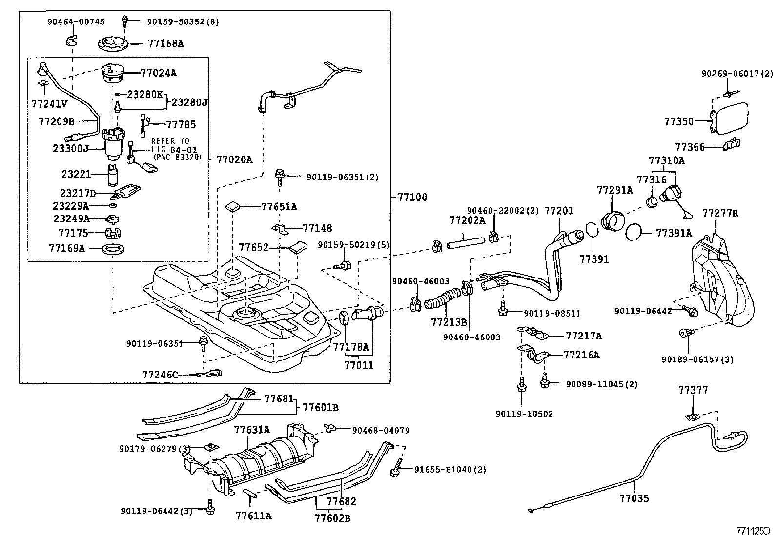 77261-YC050 TUBE, FUEL TANK TO CANISTER product image