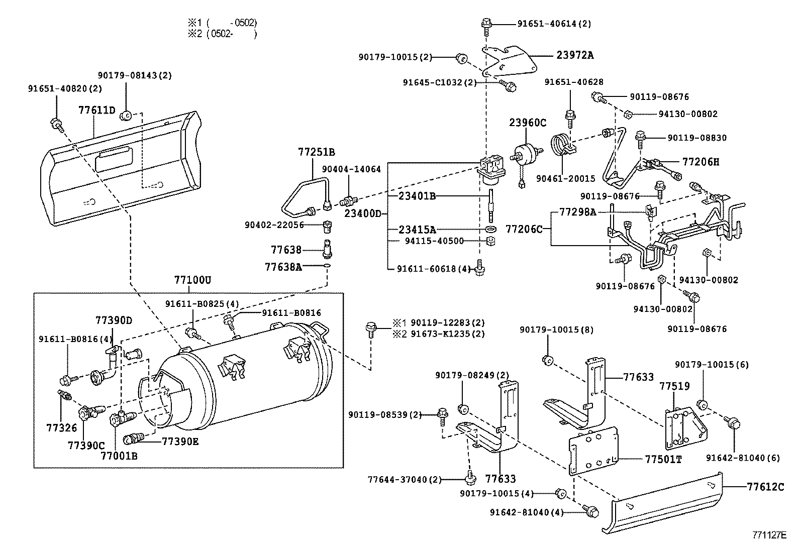 90977-03004 VALVE, FUEL(FOR LPG) product image