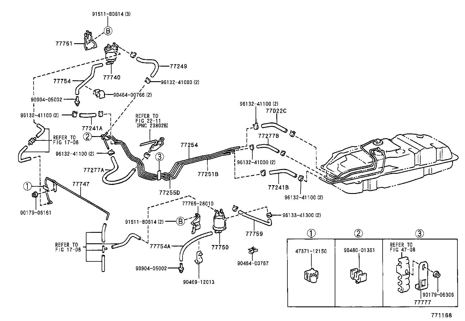 77279-28071 HOSE, FUEL EMISSION product image